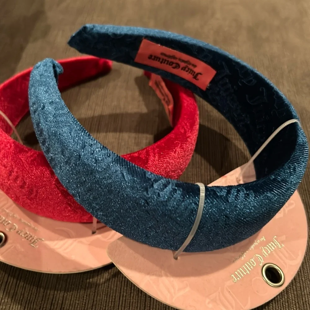 JUICY COUTURE Blue Velvet Headband